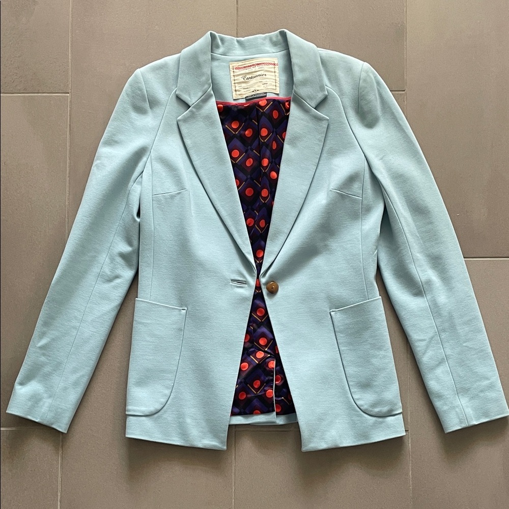 Anthropologie Cartonnier Light Blue Blazer/ Jacket